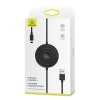 USAMS Ład. indukcyjna US-CC096 10Wz kablem lightning czarny/black CC96WH01